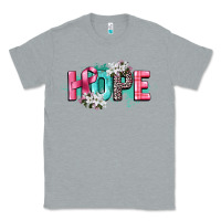 Heather Grey hope cancer awareness Classic Tee - CowGirlArtShop