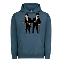 Pigment Midnight Navy Thomson and Thompson Urban Hoodie - artisFamous