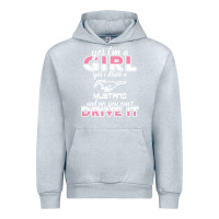 Heather Grey mustang i m a girl who drives a mustang Urban Hoodie - artisFamous