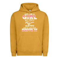 Pigment Peanut Butter mustang i m a girl who drives a mustang Urban Hoodie - artisFamous