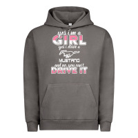 Pigment Tornado mustang i m a girl who drives a mustang Urban Hoodie - artisFamous
