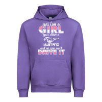 Tulip mustang i m a girl who drives a mustang Urban Hoodie - artisFamous