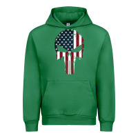 Emerald the punisher american flag Urban Hoodie - artisFamous