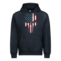 Navy the punisher american flag Urban Hoodie - artisFamous