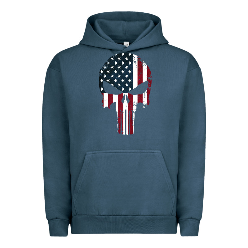 The Punisher American Flag Urban Hoodie by artisFamous | Teevron
