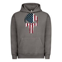 Pigment Tornado the punisher american flag Urban Hoodie - artisFamous