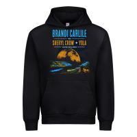 Black Brandi Carlile Poster Urban Hoodie - artisFamous