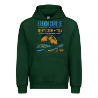 Forest Green Brandi Carlile Poster Urban Hoodie - artisFamous