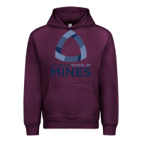 Mauve Wine School of Mines Urban Hoodie - artisFamous