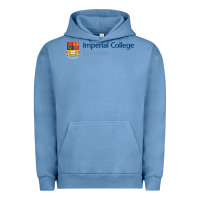Pigment Pebble Blue Imperial Art Urban Hoodie - artisFamous
