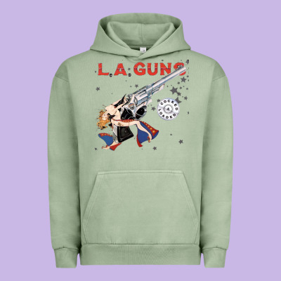 La Guns Urban Hoodie Designed By Artisfamous