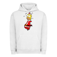 Pigment Lunar Rock Homer Claus Christmas Urban Hoodie - artisFamous