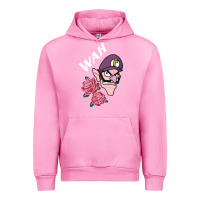 Fuchsia Pink waluigi voice ( wah ) Urban Hoodie - artisFamous
