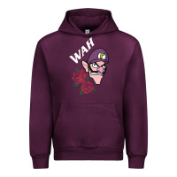 Mauve Wine waluigi voice ( wah ) Urban Hoodie - artisFamous