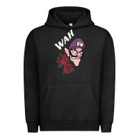 Pigment Black waluigi voice ( wah ) Urban Hoodie - artisFamous