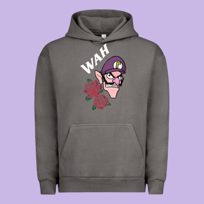 Waluigi Voice ( Wah ) Urban Hoodie Designed By Artisfamous