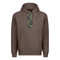 Coffee zebra Premium Hoodie - LillyAllenDesigns