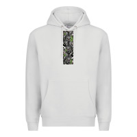 Dove Grey zebra Premium Hoodie - LillyAllenDesigns