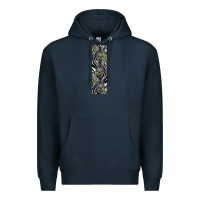 Navy zebra Premium Hoodie - LillyAllenDesigns