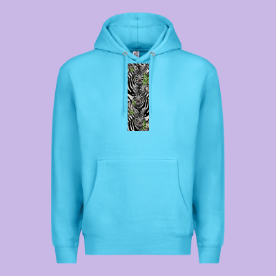 Zebra Premium Hoodie Designed By Lillyallendesigns