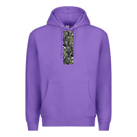 Purple zebra Premium Hoodie - LillyAllenDesigns