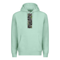 Seafoam zebra Premium Hoodie - LillyAllenDesigns