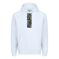 White zebra Premium Hoodie - LillyAllenDesigns
