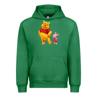 Emerald Winnie the Pooh Piglet Urban Hoodie - artisFamous