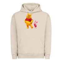 Pigment French Oak Winnie the Pooh Piglet Urban Hoodie - artisFamous