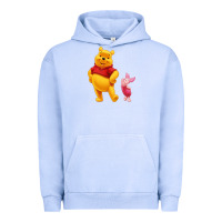 Pigment Grape Ice Winnie the Pooh Piglet Urban Hoodie - artisFamous