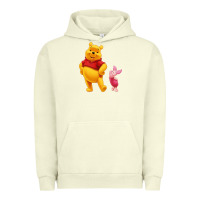Pigment Pistachio Winnie the Pooh Piglet Urban Hoodie - artisFamous