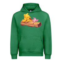 Emerald Winnie the Pooh Piglet Urban Hoodie - artisFamous