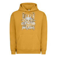 Pigment Peanut Butter black sab.bath official vintage dancing skele Urban Hoodie - artisFamous