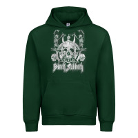 Forest Green black sab.bath official vintage dancing skele Urban Hoodie - artisFamous