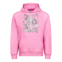 Fuchsia Pink black sab.bath official vintage dancing skele Urban Hoodie - artisFamous