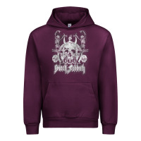 Mauve Wine black sab.bath official vintage dancing skele Urban Hoodie - artisFamous