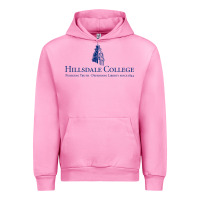 Fuchsia Pink Hillsdale College Urban Hoodie - artisFamous