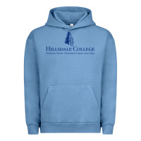 Pigment Pebble Blue Hillsdale College Urban Hoodie - artisFamous