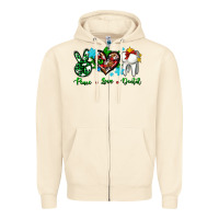 Sandshell peace love dental for Christmas Zipper Hoodie - AdoDesignShop