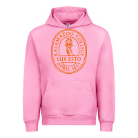 Fuchsia Pink Kalamazoo College Urban Hoodie - artisFamous