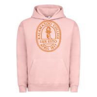Pigment Salmon Kalamazoo College Urban Hoodie - artisFamous