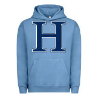 Pigment Pebble Blue Hillsdale College Urban Hoodie - artisFamous