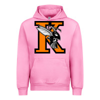 Fuchsia Pink Kalamazoo College Urban Hoodie - artisFamous