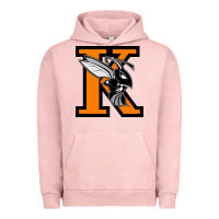 Pigment Salmon Kalamazoo College Urban Hoodie - artisFamous