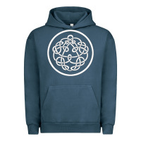 Pigment Midnight Navy king crimson Urban Hoodie - artisFamous