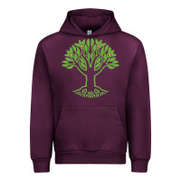 Mauve Wine Maharishi International College Urban Hoodie - artisFamous