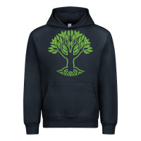 Navy Maharishi International College Urban Hoodie - artisFamous