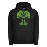 Pigment Black Maharishi International College Urban Hoodie - artisFamous