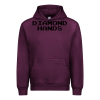 Mauve Wine diamond hands Urban Hoodie - artisFamous