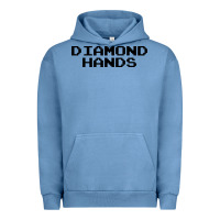 Pigment Pebble Blue diamond hands Urban Hoodie - artisFamous